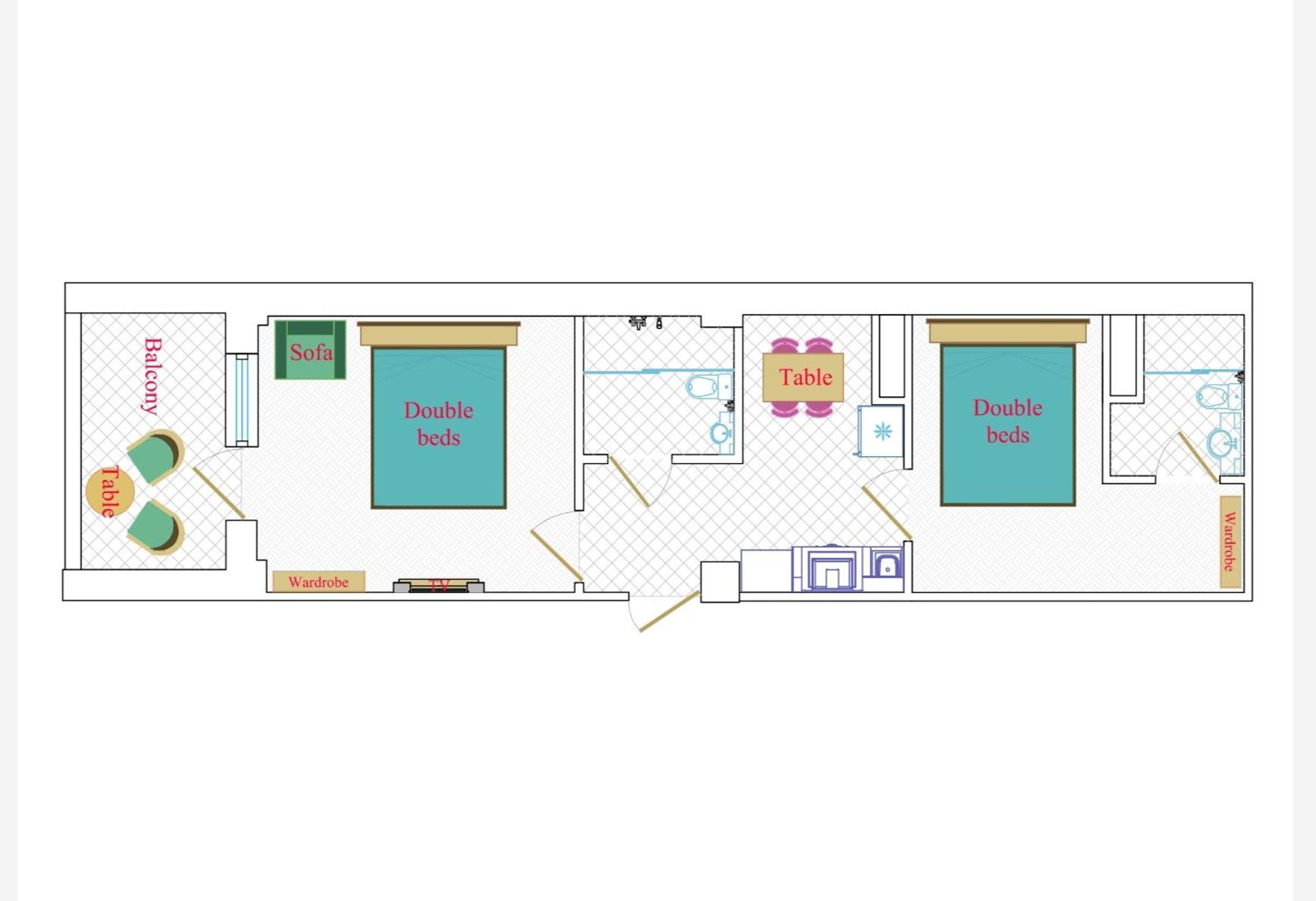 Leyla Apartments 2 บากู ห้อง รูปภาพ